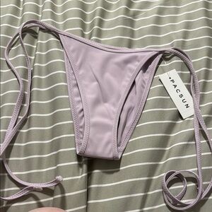 Pacsun Lavender Luca Side Tie Bikini Bottom